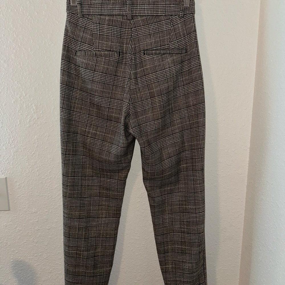 Perfect plaid tweed fall trouser, ankle length